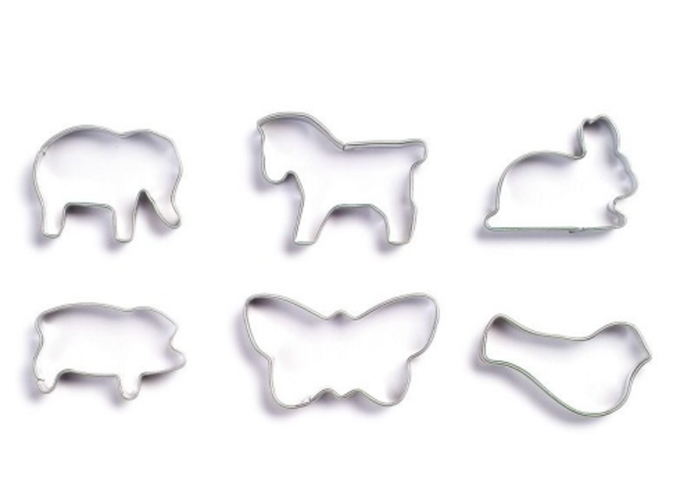 Cookie Cutter Set Animals 6 pieces by Gluckskafer